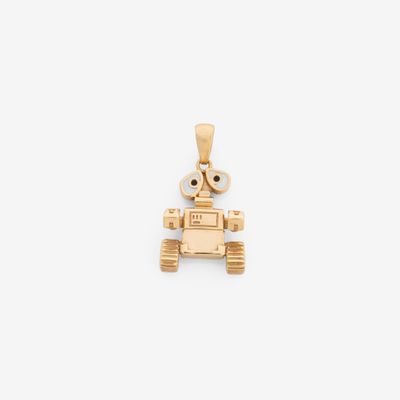 آویز گردنبند طلا 18 عیار زنانه گلدم طرح Wall-E PE147027