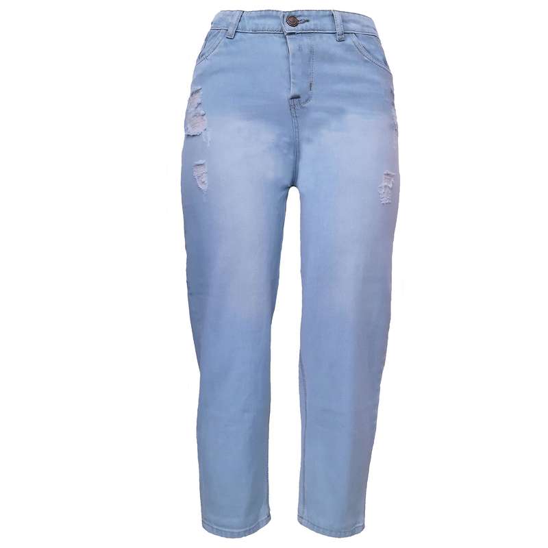 شلوار جین زنانه مدل مام استایل 516