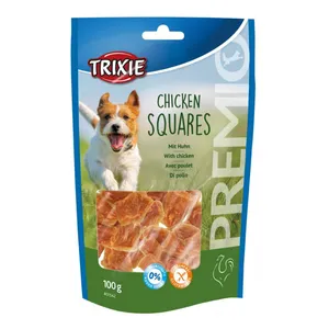 تشویقی سگ تریکسی مدل TRIXIE Chicken SQUARE وزن 100 گرم