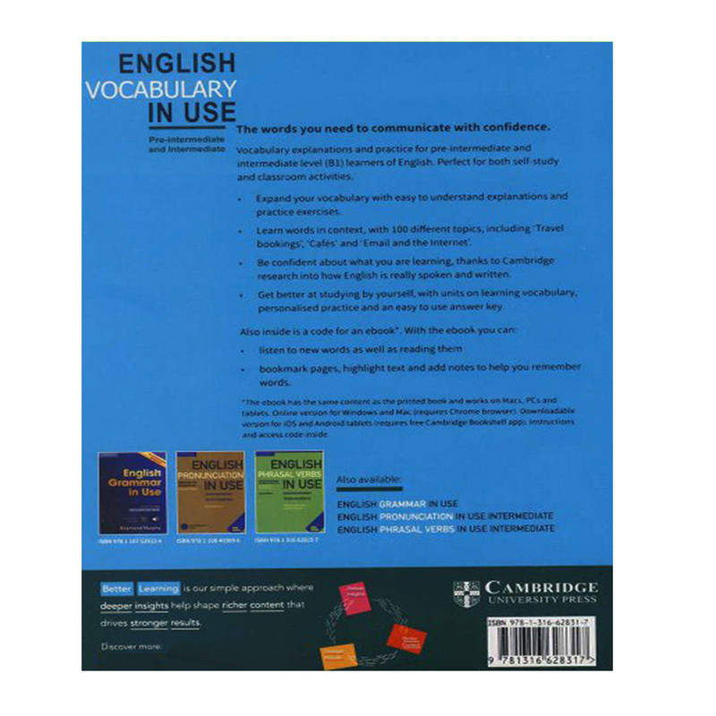 کتاب English Vocabulary In Use Pre-Intermediate اثر Stuart Redman انتشارات الوندپویان کتاب English Vocabulary In Use Pre-Intermediate اثر Stuart Redman انتشارات الوندپویان