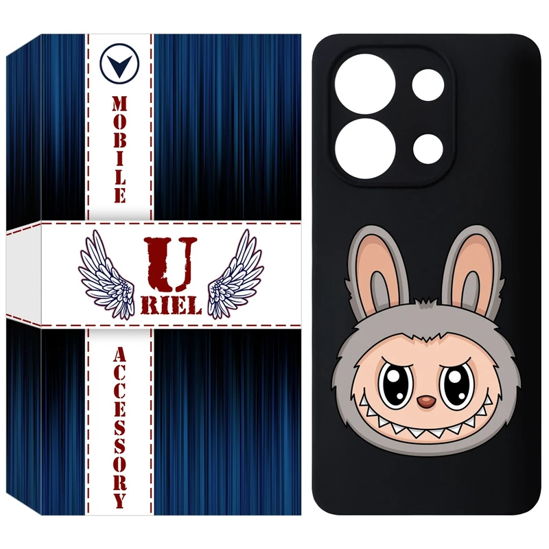 کاور یوریل مدل KSH کد 114 طرح عروسک لبوبو مناسب برای گوشی موبایل شیائومی Redmi Note 13 4G