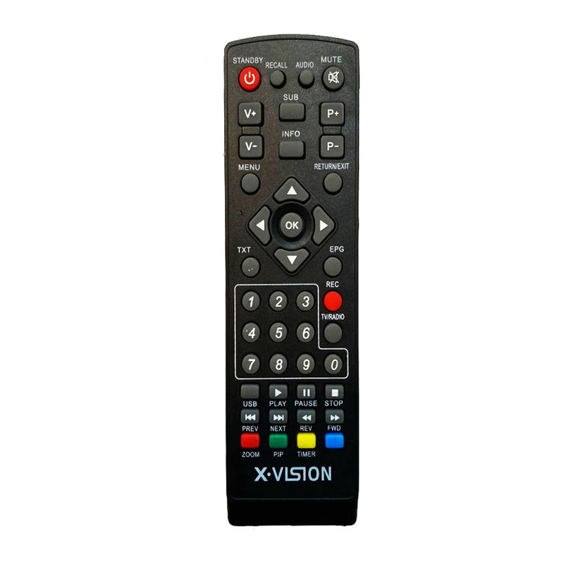 ریموت کنترل گیرنده دیجیتال ایکس ویژن مدل 373 ریموت کنترل گیرنده دیجیتال ایکس ویژن مدل 373