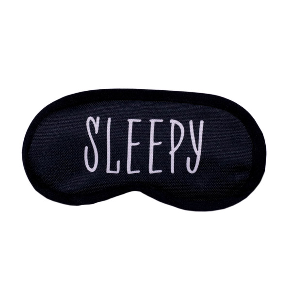چشم بند خواب مدل متن sleepy کد 1