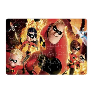 پازل 54 تکه هومرو مدل PL592 طرح انیمیشن شگفت‌انگیزان