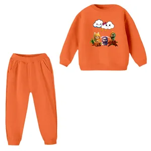ست سویشرت و شلوار بچگانه مدل خرگوش کد 10 رنگ نارنجی