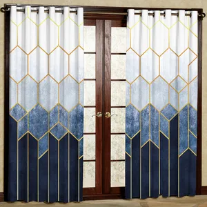 پرده مدل هازان پانچی کد 4328 سایز 140x200 سانتی متر