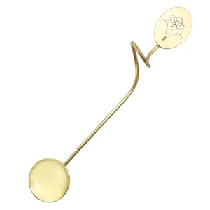 قاشق شربت خوری طرح گل مدل 15720 