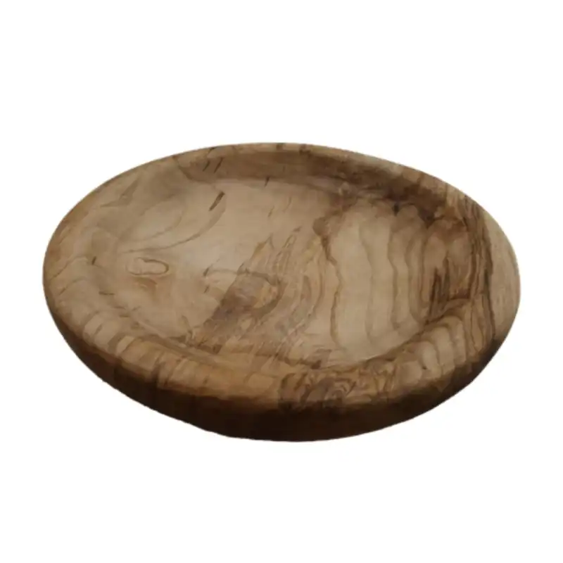 ظرف سرو چوبی مدل گرد