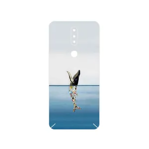 MAHOOT Collage of Sea Trash Cover Sticker for Nokia 2.4
