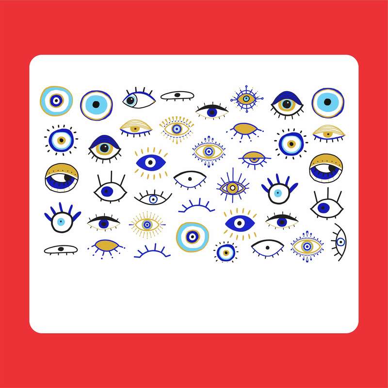 استیکر طراحی ناخن مدل 23