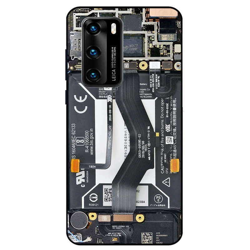 کاور مگافون طرح برد موبایل مدل 8004 مناسب برای گوشی موبایل هوآوی P40