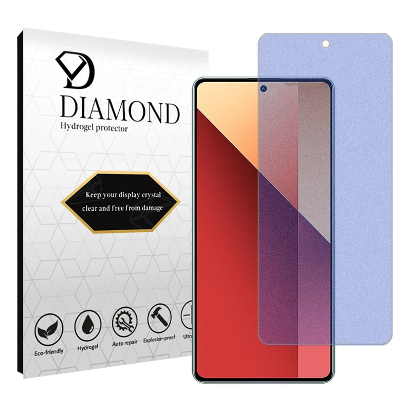 محافظ صفحه نمایش مات ضداشعه آبی دیاموند مدل Tough مناسب برای گوشی موبایل شیائومی Redmi Note 13 Pro 4G 