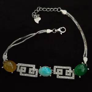 دستبند نقره زنانه مدل 003