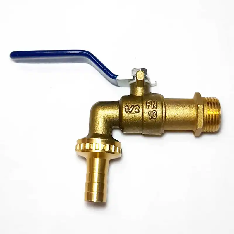 شیر حیاطی ایران آلیان مدل برنجی 1/2