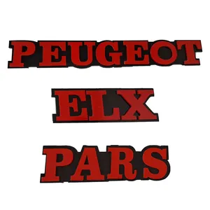 آرم صندوق عقب خودرو کالانیکس مدل PUG-PARSELXRED-10972 مناسب برای پژو پارس مجموعه 3 عددی