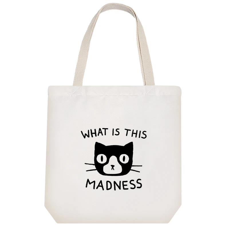 ساک خرید خندالو طرح گربه متعجب کد 3415