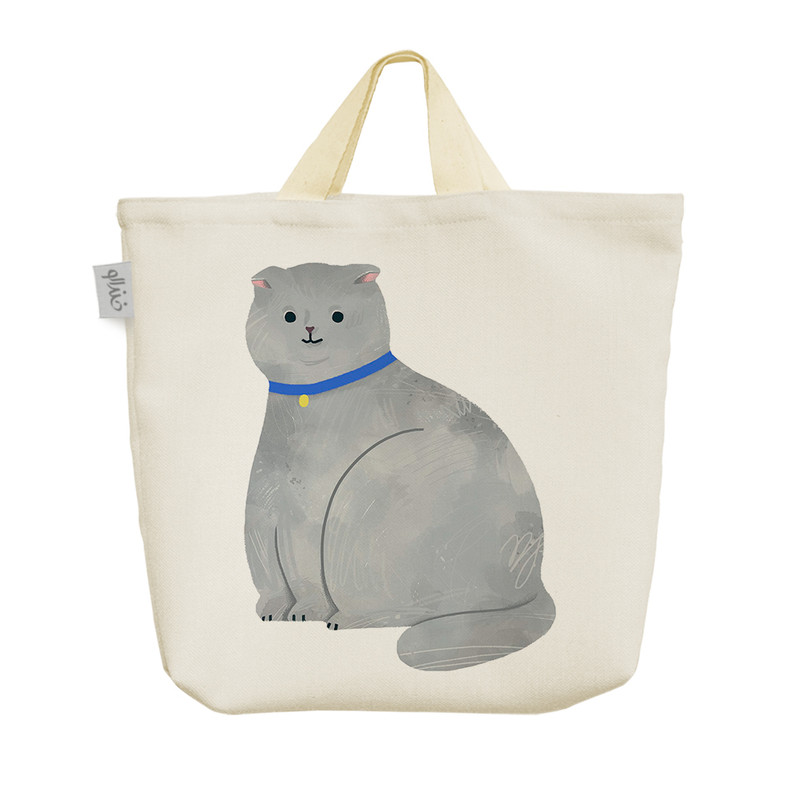 ساک خرید خندالو مدل گربه Cat کد 3530