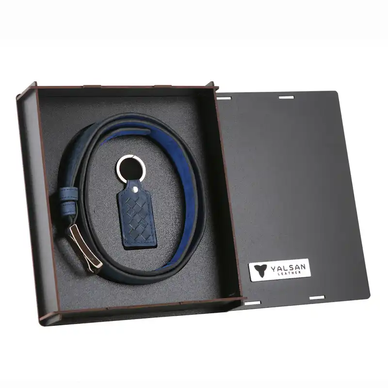 ست هدیه مردانه چرم یلسان مدل کایا کد NHL-066-SH