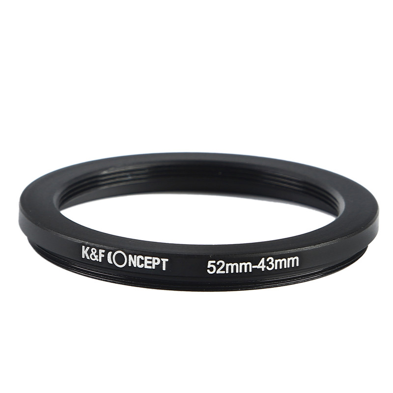 رینگ معکوس آداپتور فیلتر لنز کی اند اف مدل 52mm-43mm