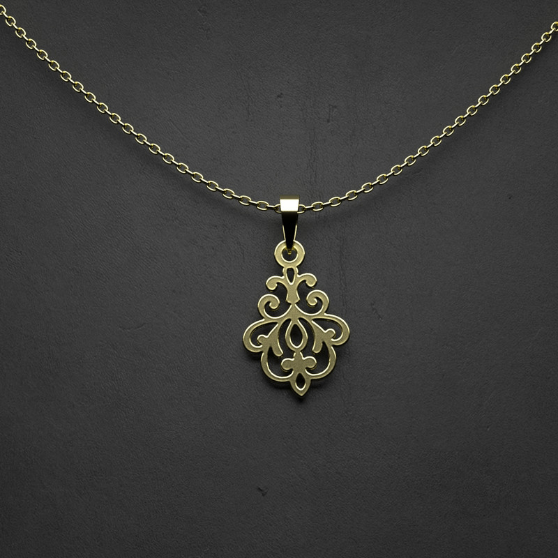 گردنبند طلا 18 عیار زنانه مدوپد مدل هندسی کد TT2-1-1157 گردنبند طلا 18 عیار زنانه مدوپد مدل هندسی کد TT2-1-1157