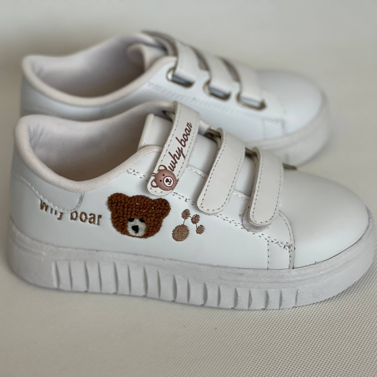 کفش راحتی بچگانه مدل تدی سه چسب کد WH