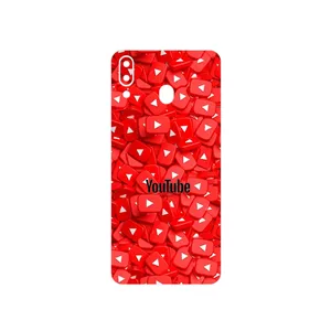 MAHOOT Youtube Cover Sticker for Samsung Galaxy M20