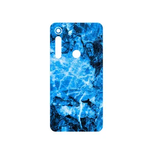 MAHOOT Blue Marble Cover Sticker for Motorola One Macro