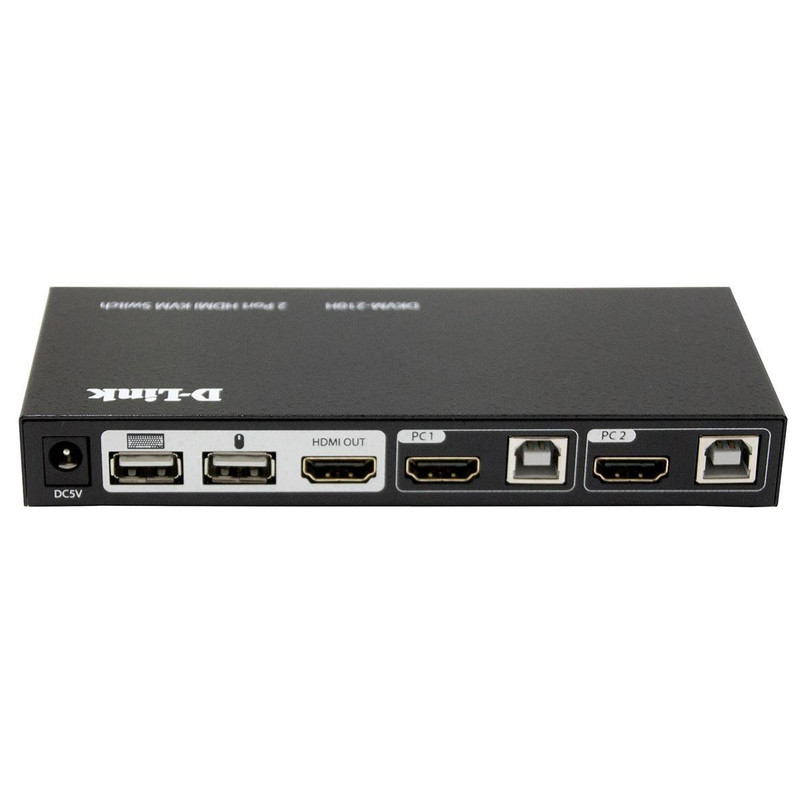 سوییچ 2 پورت KVM دی لینک مدل DKVM-210H