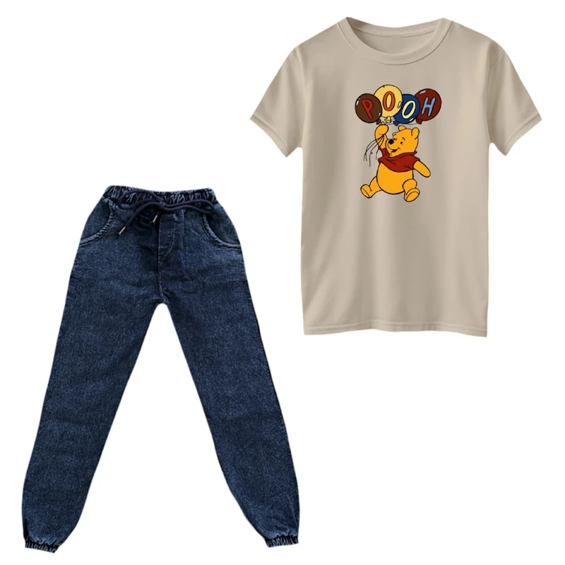 ست تی‌شرت و شلوار پسرانه مدل پو کد ۱۶