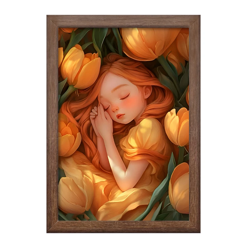 تابلو خندالو طرح دخترانه کیوت کد F6685