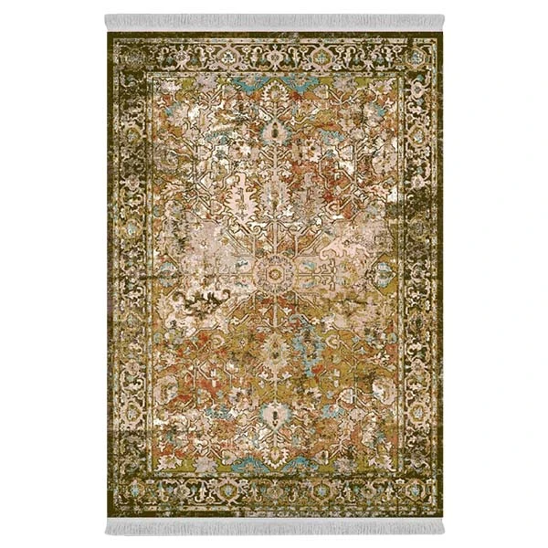 فرش پارچه‌ای دفه مدل  فرشینه طرح مدرن کد  208