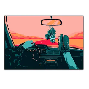 تابلو شاسی بکلیت طرح رانندگی و جاده مدل SH-S5801