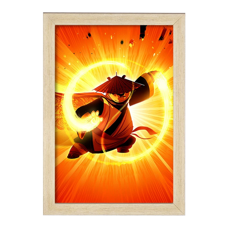 تابلو خندالو مدل پاندای کونگ فو کار کد F2158