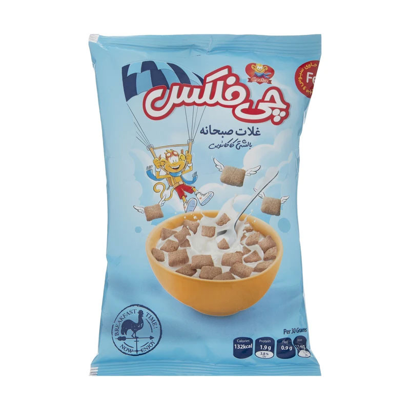 غلات صبحانه بالشتی کاکائویی چی توز - 90 گرم بسته 6 عددی