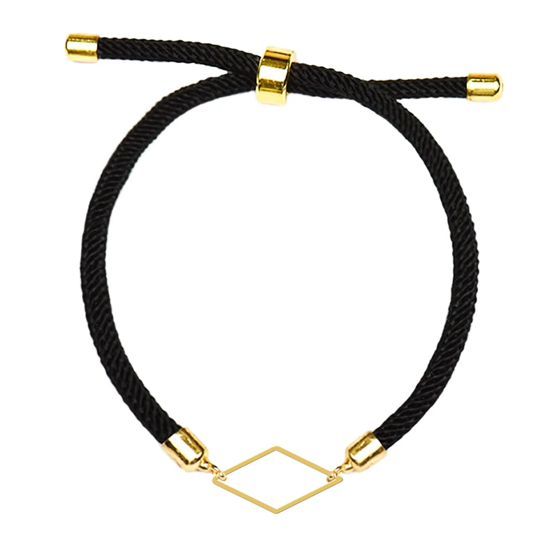 دستبند زنانه هایکا مدل شکل لوزی کد da.h 78