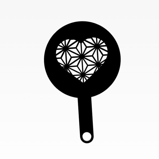 شابلون تزیین قهوه مدل قلب شابلون تزیین قهوه مدل قلب