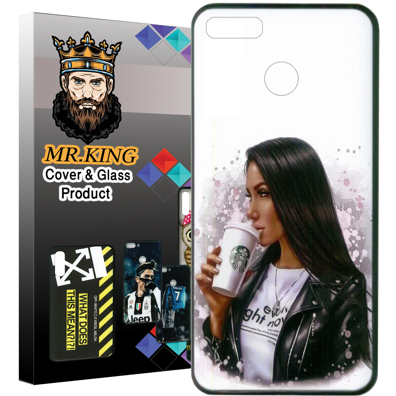 کاور مستر کینگ طرح girl کد 8174 مناسب برای گوشی موبایل آنر 7X