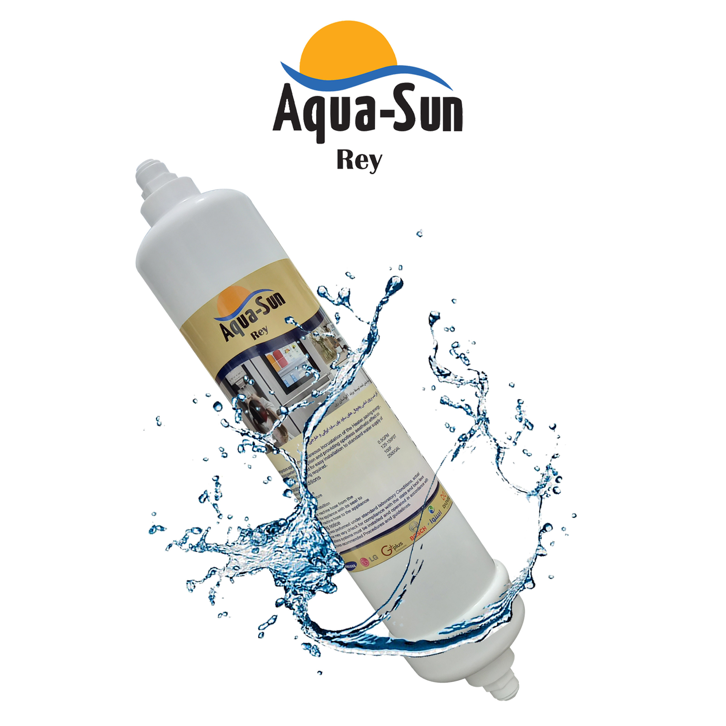 فیلتر یخچال ساید بای ساید آکوا سان ری مدل 2500G مجموعه 5 عددی فیلتر یخچال ساید بای ساید آکوا سان ری مدل 2500G مجموعه 5 عددی