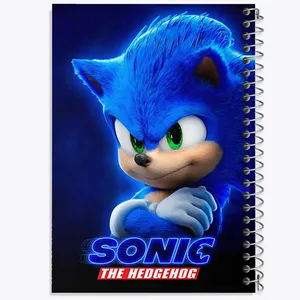 دفتر مشق 100 برگ خندالو طرح سونیک کد 1041