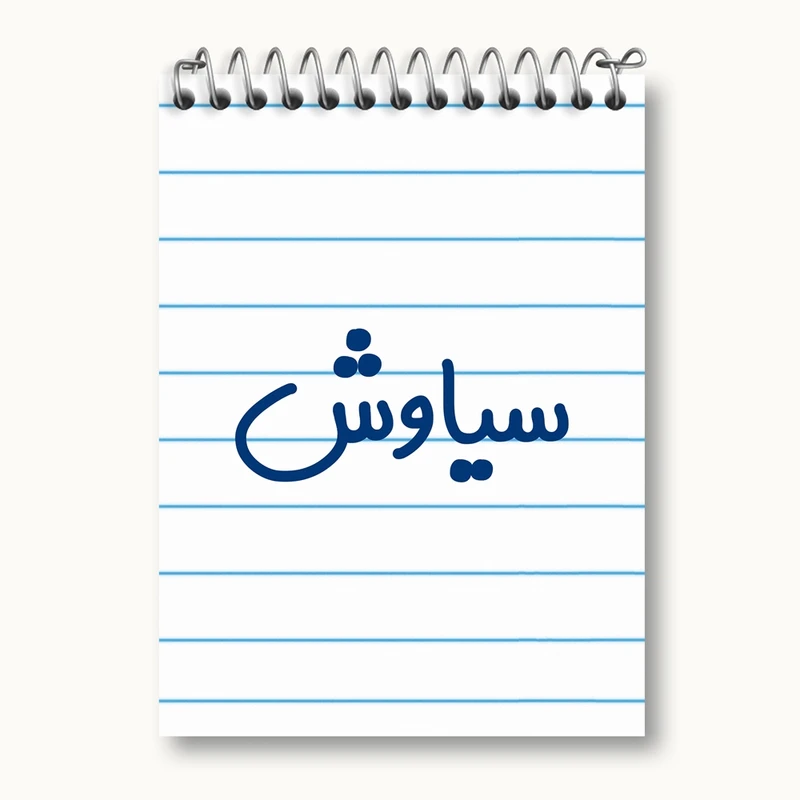 دفتر یادداشت 50 برگ خندالو مدل سیاوش کد 8253