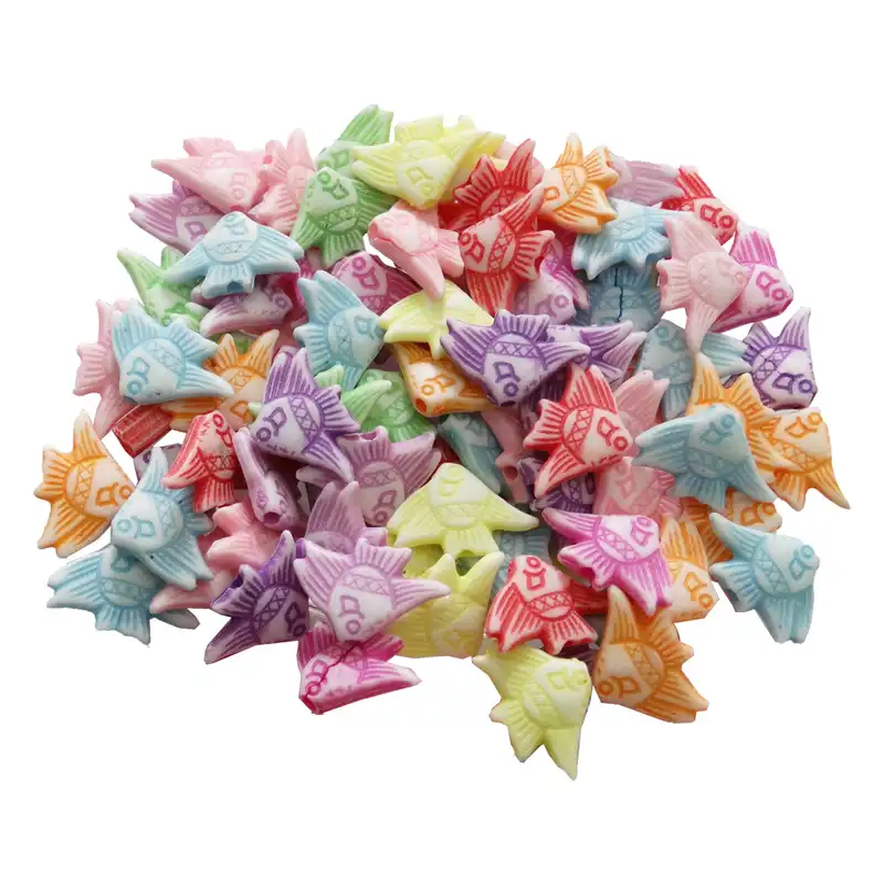 مهره دستبند مدل ماهی کد MO 248 مجموعه 40 عددی