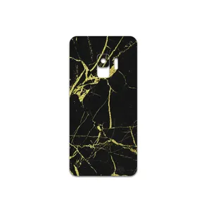 MAHOOT Graphite-Gold-Marble Cover Sticker for Samsung Galaxy S9