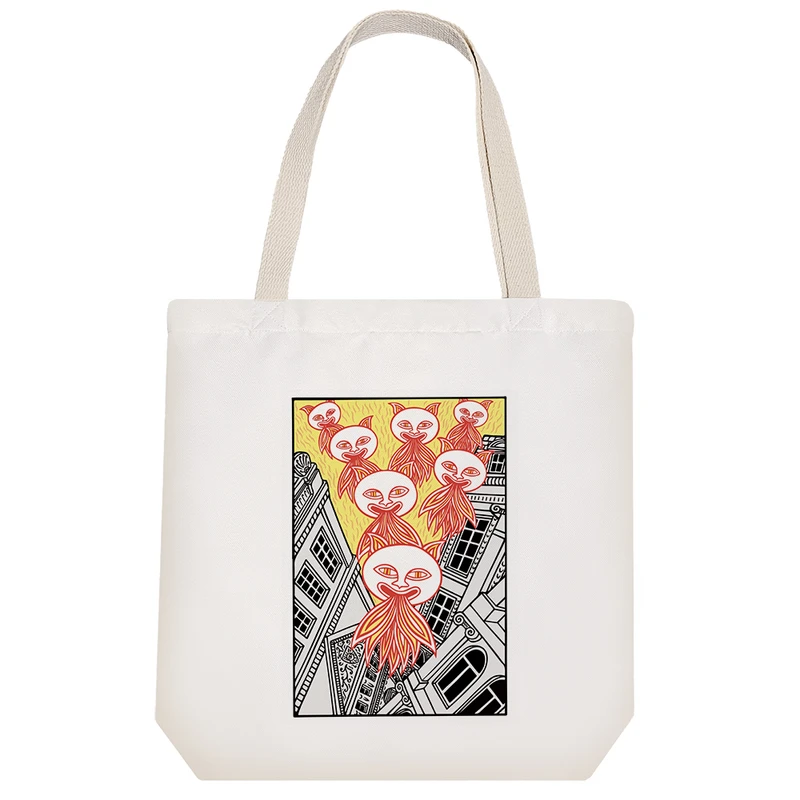 ساک خرید خندالو طرح سورئال های شیطونک کد 10406