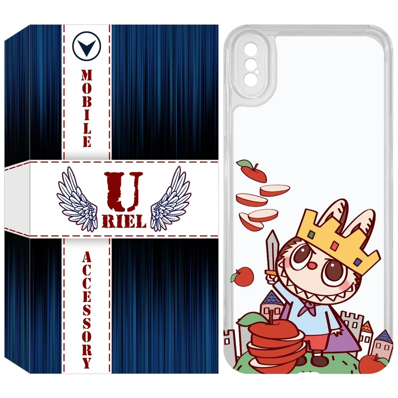 کاور یوریل مدل Clear کد 115 طرح لبوبو Labubu مناسب برای گوشی موبایل اپل iPhone XS Max