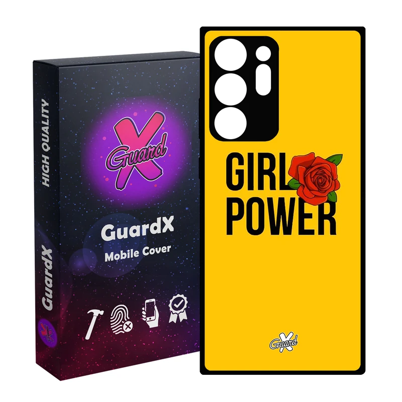 کاور گارد ایکس طرح Girl Power مدل Glass10037 مناسب برای گوشی موبایل سامسونگ Galaxy Note 20 Ultra