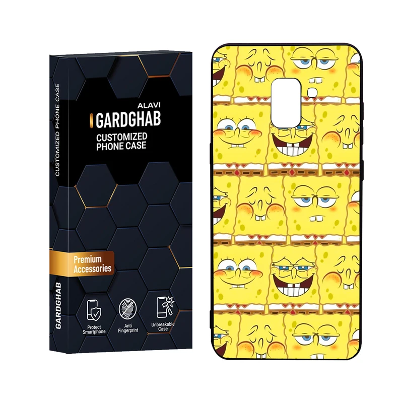 کاور گارد قاب علوی مدل Glass مناسب برای گوشی موبایل سامسونگ Galaxy A8 Plus