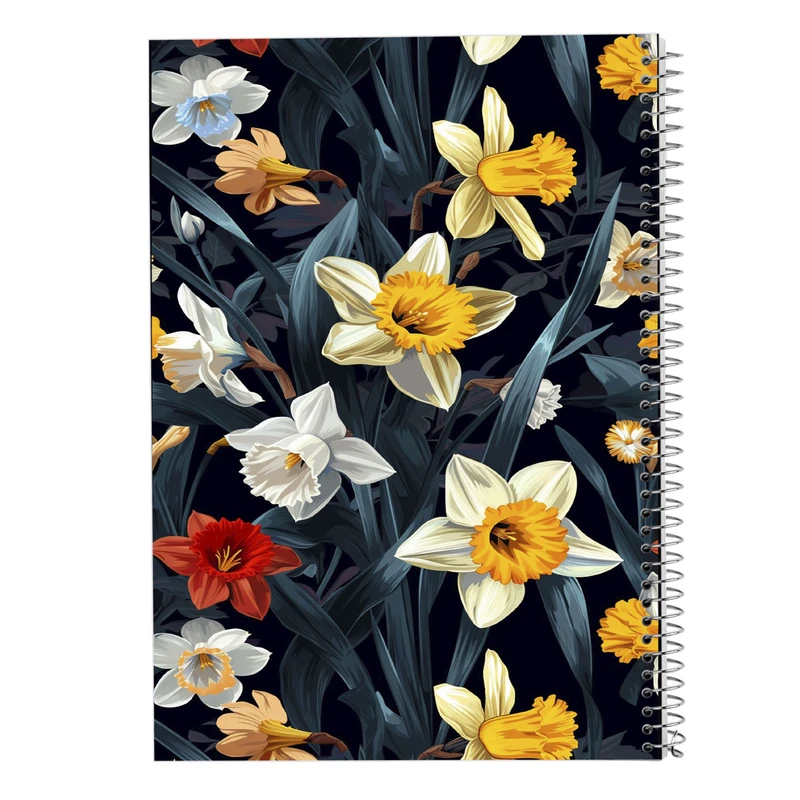 دفتر مشق 50 برگ مدوپد مدل گل کد DF15940