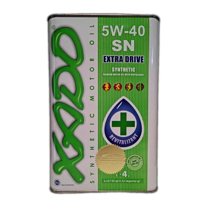 روغن موتور اکسادو مدل 5W-40 SN Extra Drive حجم 4 لیتر