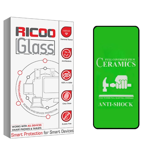 محافظ صفحه نمایش سرامیکی ریکوو مدل +HD مناسب برای گوشی موبایل شیائومی Poco X3