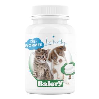 قرص ضد انگل سگ و گربه بالری مدل Dewormer بسته 30 عددی